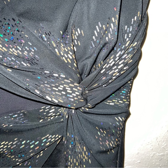 Miraclesuit Iridium Minx One Piece Swimsuit Black Multi Color Size 16. - Picture 7 of 14